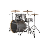 Ludwig Evolution 5-Piece Kit with 22-Inch Kick - Platinum Sparkle Finish