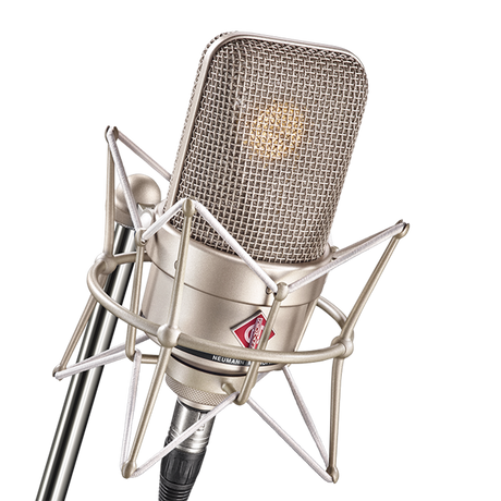Neumann TLM 49 Cardioid Condenser Microphone With EA 3 Shock Mount - Nickel