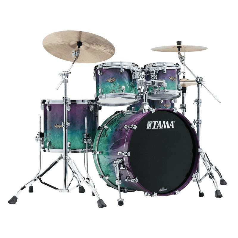 Tama Starclassic Walnut/Birch 4-Piece Shell Pack - Nebula Mappa Burl Fade
