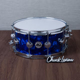 DW 6.5 x 14-Inch Collector's Series Maple Snare Drum - Blue Moonstone