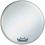 Remo 28" Smooth White Crimplock Ambassador Marching Bass Drum Head