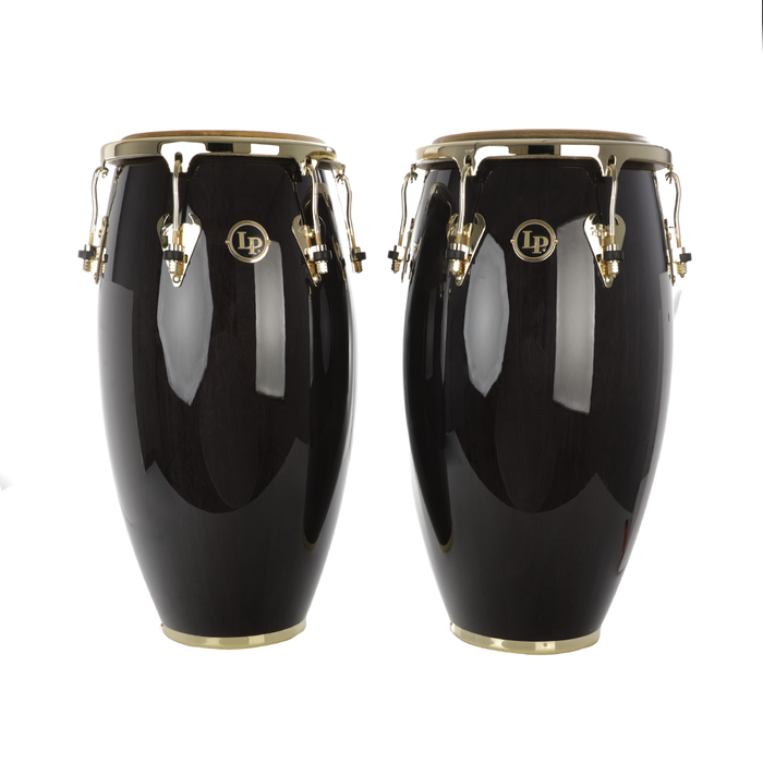 LP Matador Conga And Tumba Set, Siam Oak - Black With Gold Hardware