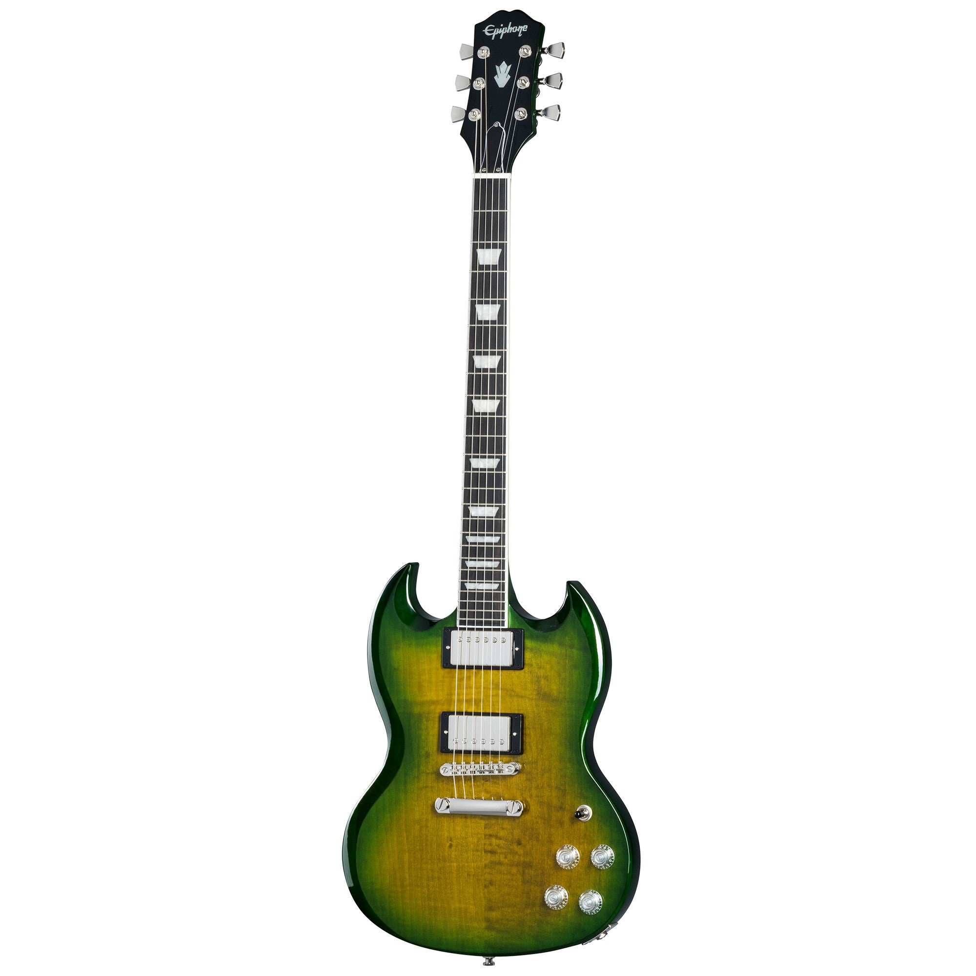 Epiphone SG Modern Figured Electric Guitar - Iguana Burst – Chuck