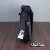 Marcus Bonna Double Sax Case for Alto and Straight Soprano with Detachable Neck - Brown Nylon