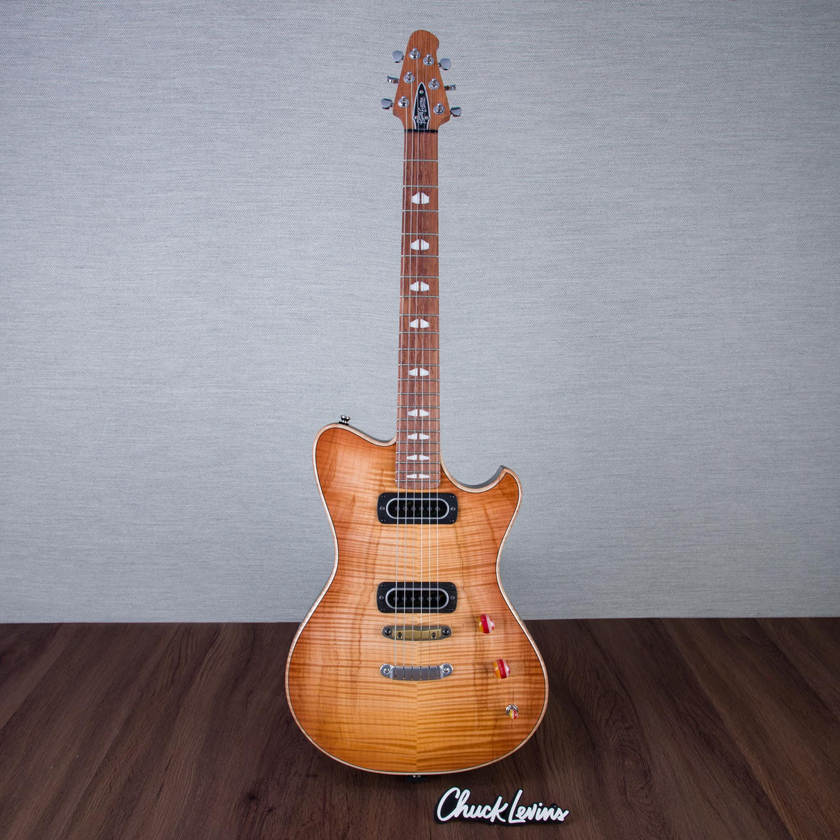 Powers Electric A-Type HardTail Electric Guitar - Pale Ale - #B129
