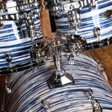 Tama Starclassic Walnut/Birch 5-Piece Shell Pack - Blue and White Oyster