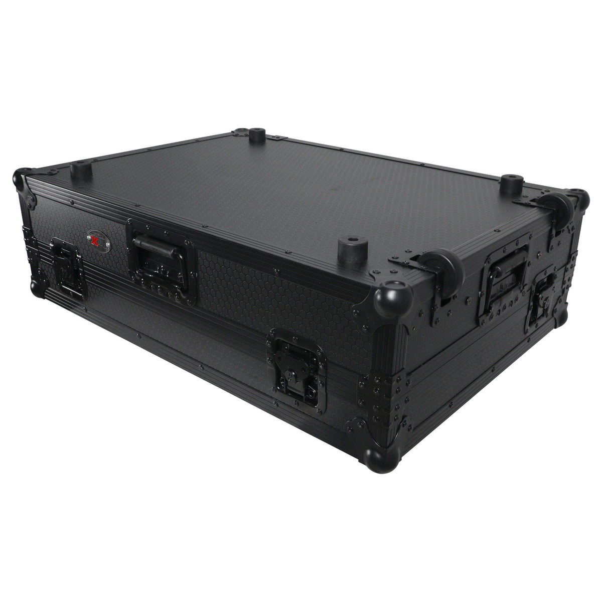 ProX XS-PRIME4WLTBL ATA Flight Case For Denon PRIME 4 G2/PRIME 4 MK2 DJ Controller with Laptop Shelf 1U Rack Space and Wheels - Black