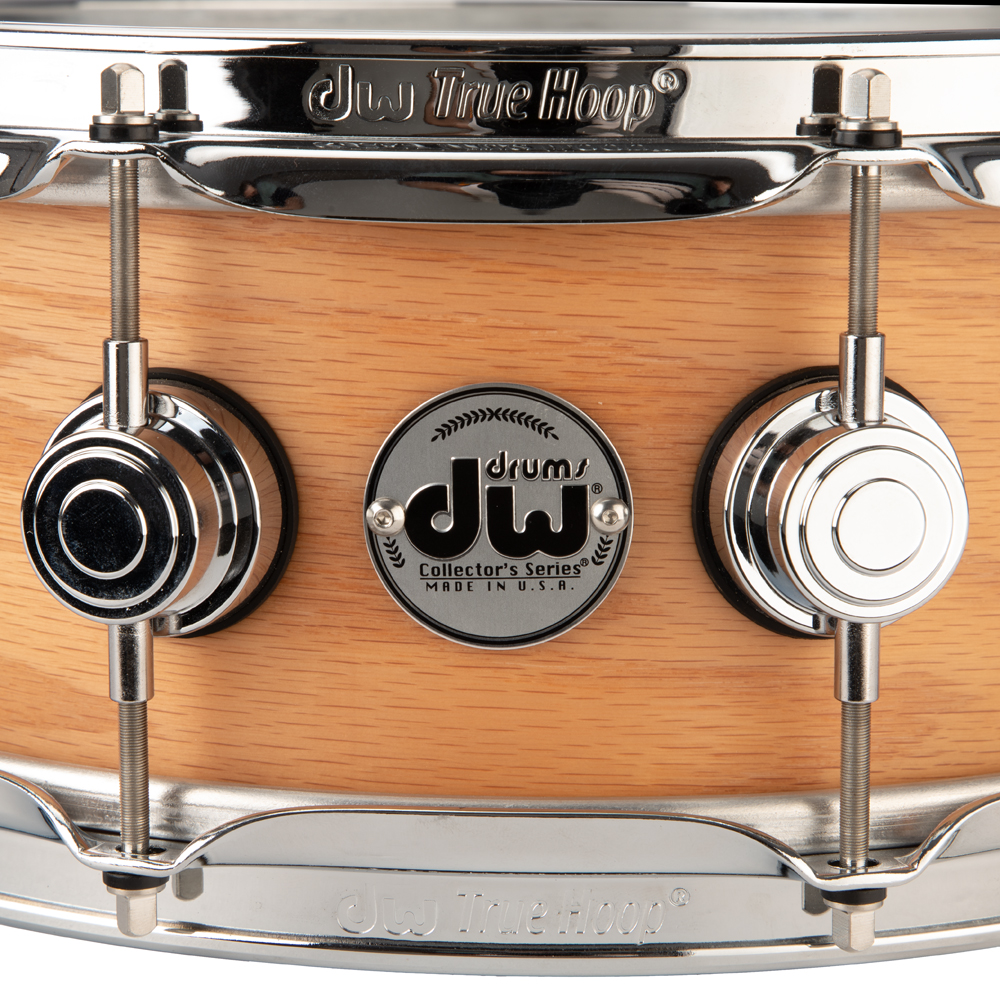 DW 5 x 14-Inch Snare Drum, Chrome Hardware - Oak Matte Lacquer