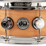 DW 5 x 14-Inch Snare Drum, Chrome Hardware - Oak Matte Lacquer