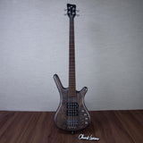 Warwick Pro Series Corvette Standard Electric Bass Guitar - Nirvana Black Transparent Satin - #GPS A 010949-23