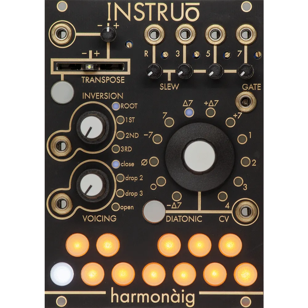 Harmonizing Instruments Instruo Modular HARMONAIG 4-Voice Harmonic Quantizer Eurorack Module ...