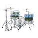 Ludwig VistaLite FAB 50th Anniversary 3-Piece Shell Pack - Blue/Green/Clear