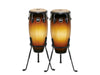 Meinl HC555VSB Headliner Wood Congas 10" And 11" Set With Stands - Vintage Sunburst