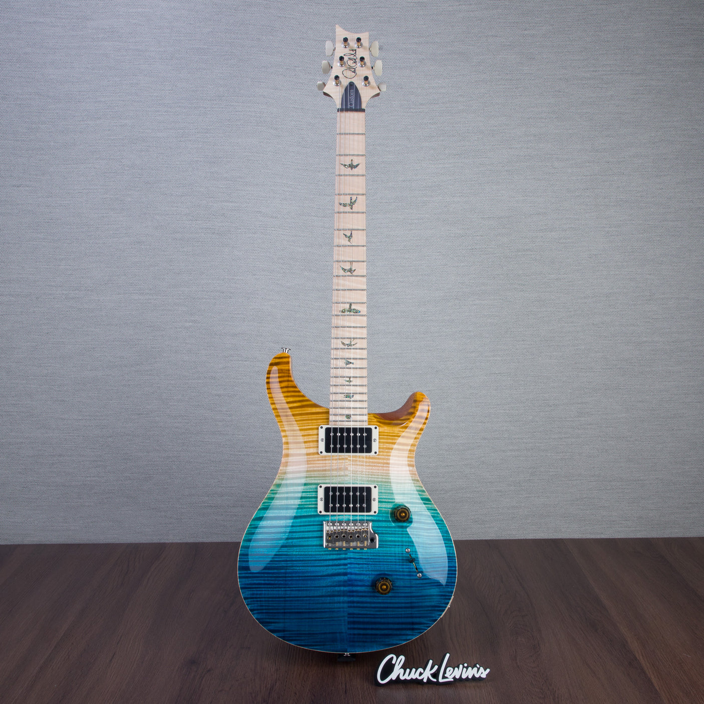PRS Wood Library Custom 24 Electric Guitar - Private Stock Beach Fade Finish - CHUCKSCLUSIVE - #240383994 - 2024