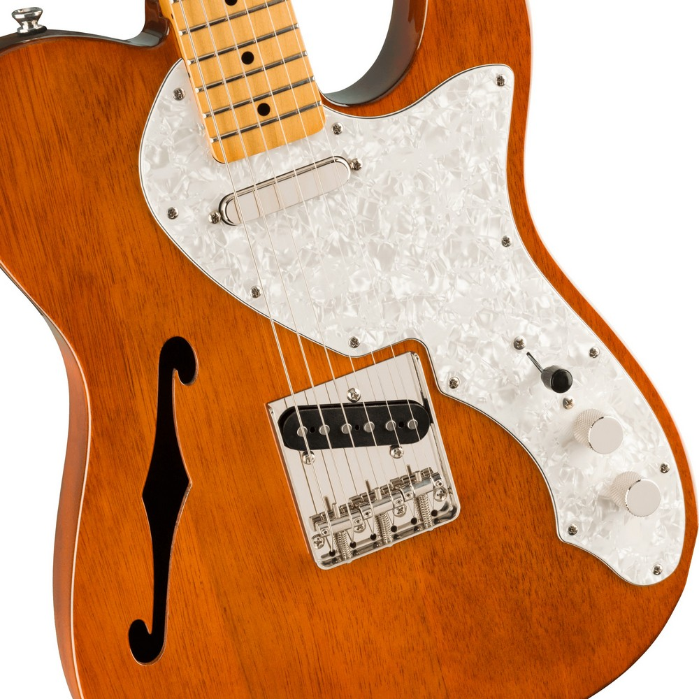 Squier Classic Vibe '60s Telecaster Thinline Electric Guitar, Maple Fingerboard - Natural - New