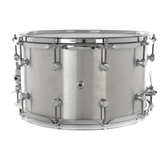 Trick 14" x 8" Aluminum Snare Drum - Raw Polished