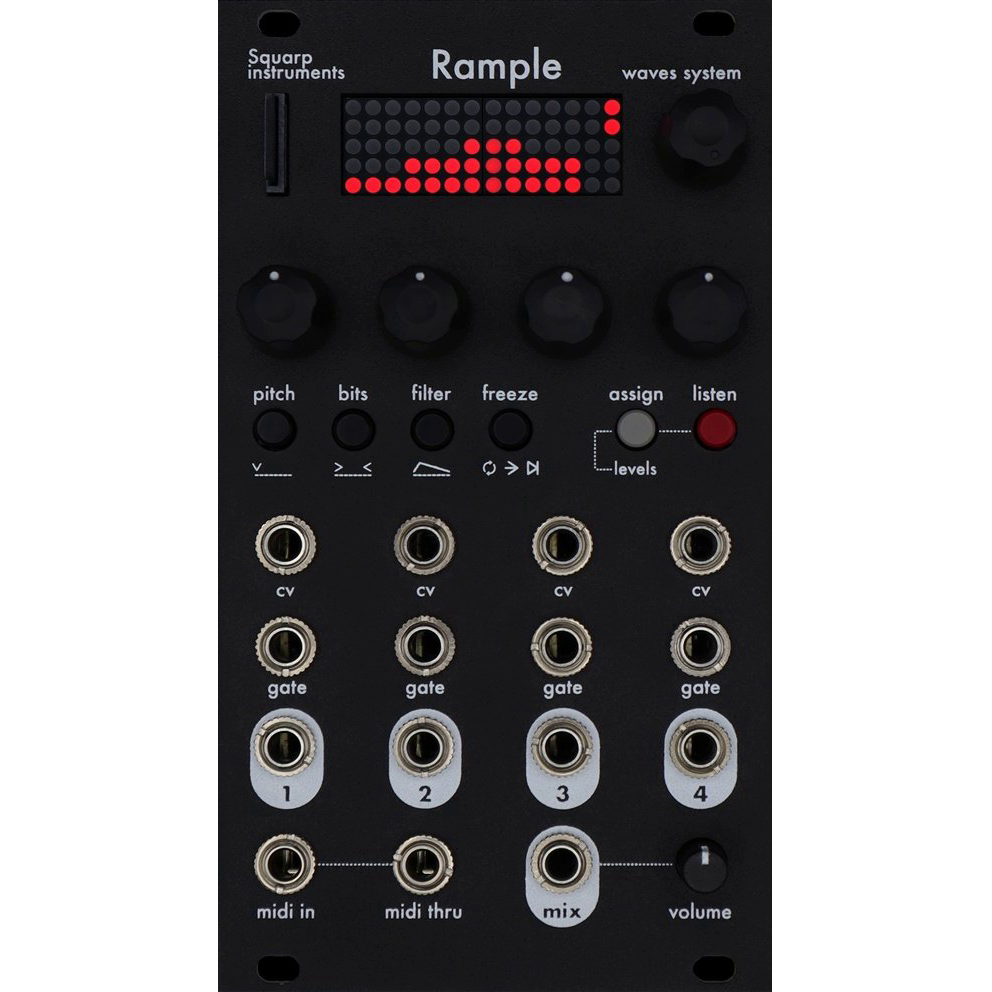 Squarp Rample Eurorack 4-Voice Sample Player and Audio Processor