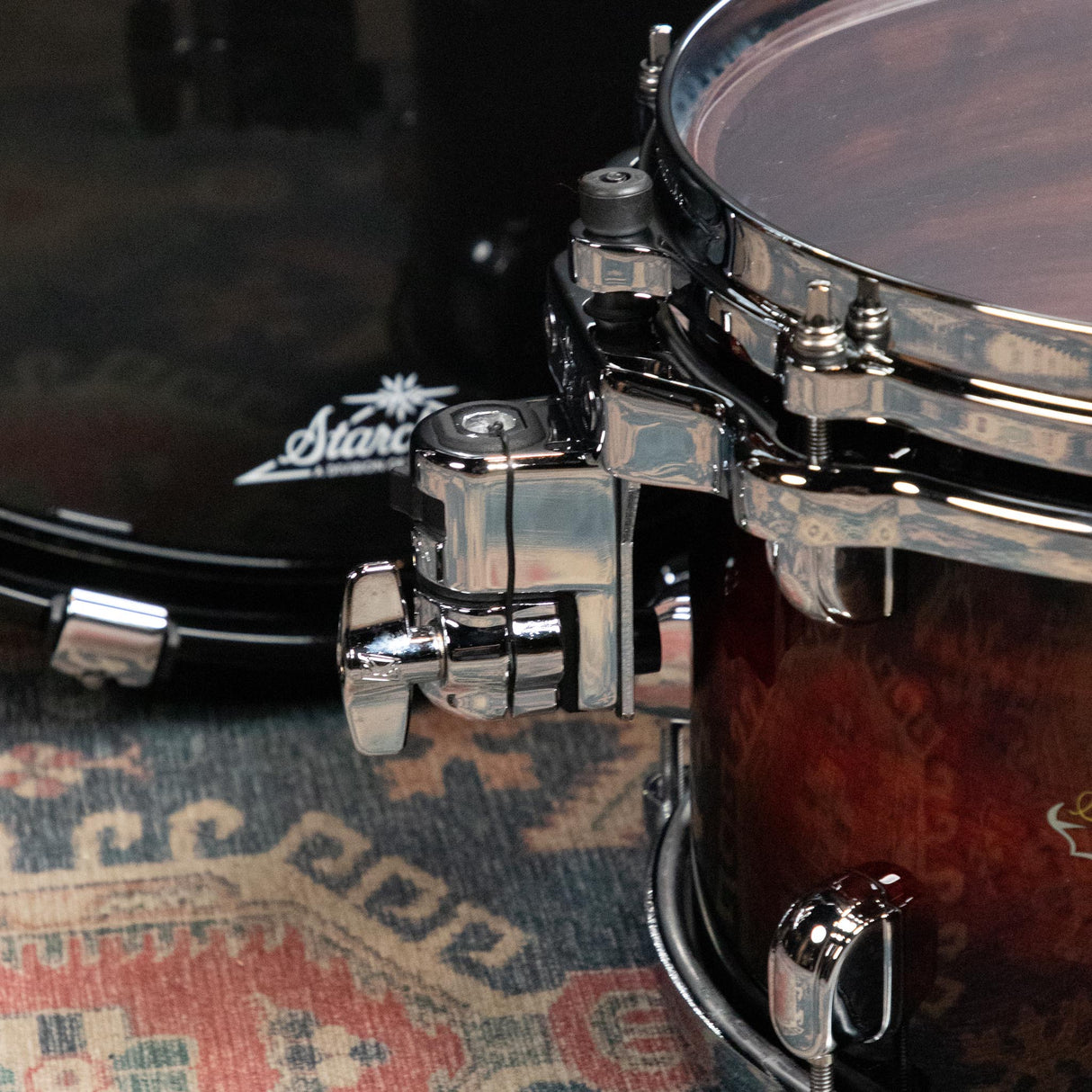 Tama Starclassic Bubinga 3-Piece Shell Pack - Volcanic Red Burst