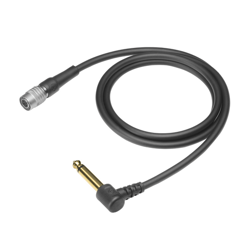 Audio-Technica AT-GRCW - Right-Angled Wireless Guitar Input Cable for UniPak Transmitters