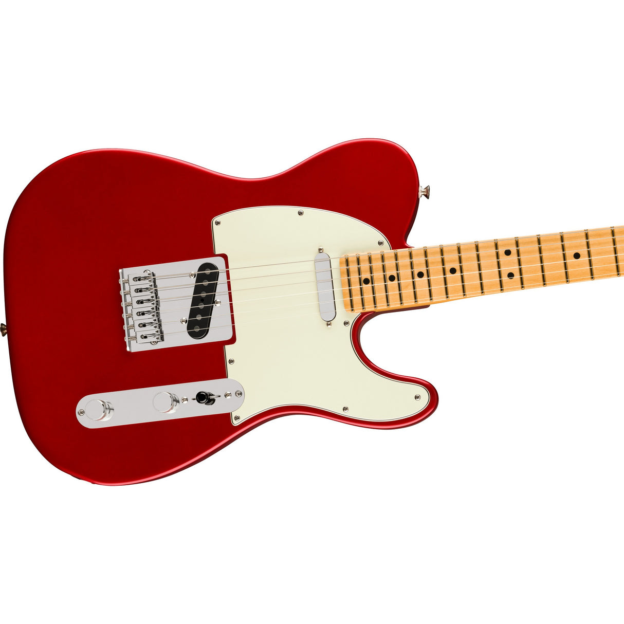 Fender 75th Anniversary Player II Telecaster Electric Guitar, Maple Fingerboard - Candy Apple Red