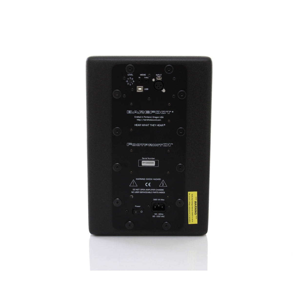 Barefoot Sound Footprint01 3-Way Studio Monitor, Pair - Open Box, Mint