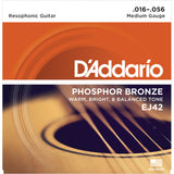 D'Addario EJ42 16-56 Resophonic Acoustic Guitar Strings