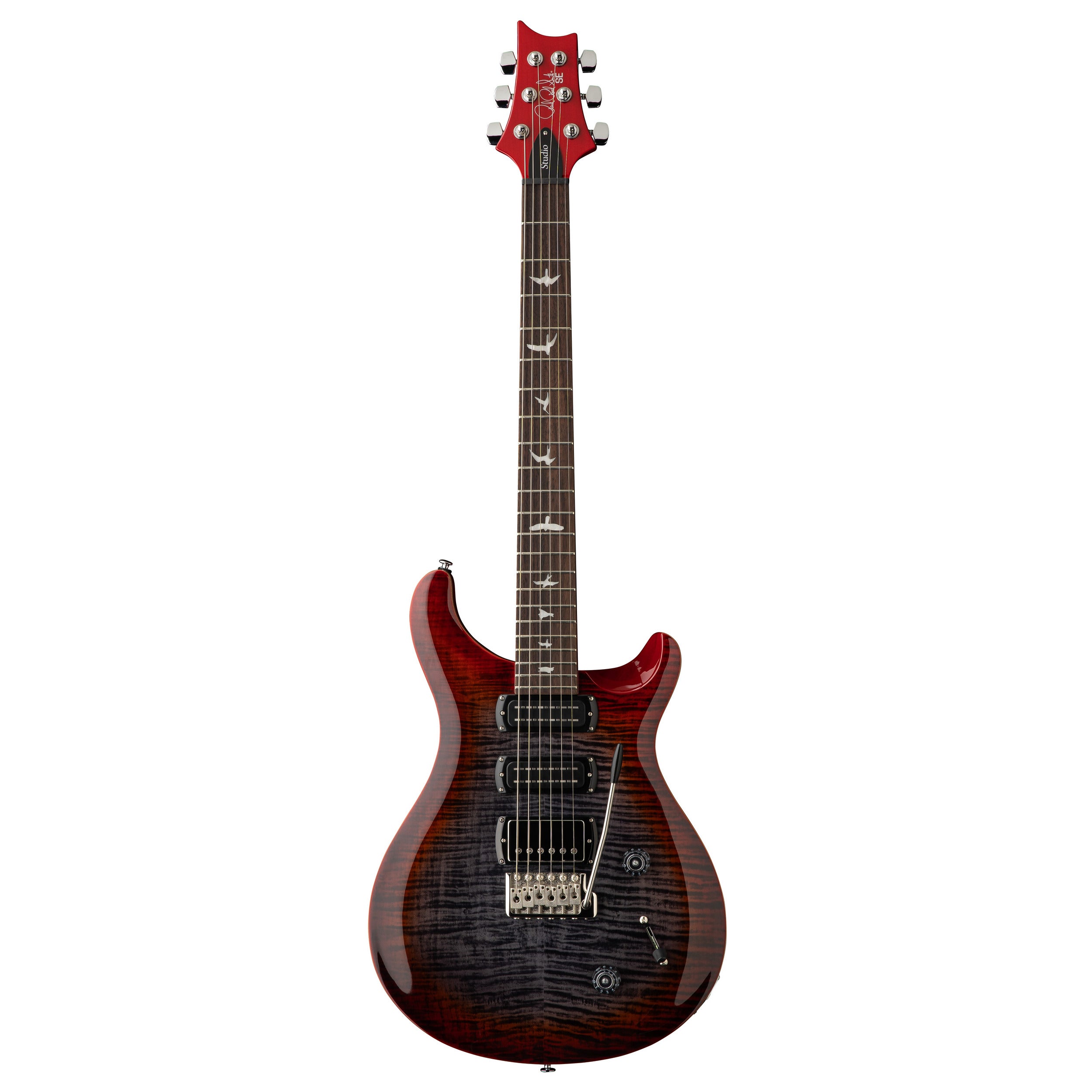 PRS SE Studio Electric Guitar - Charcoal Cherry Burst – Chuck
