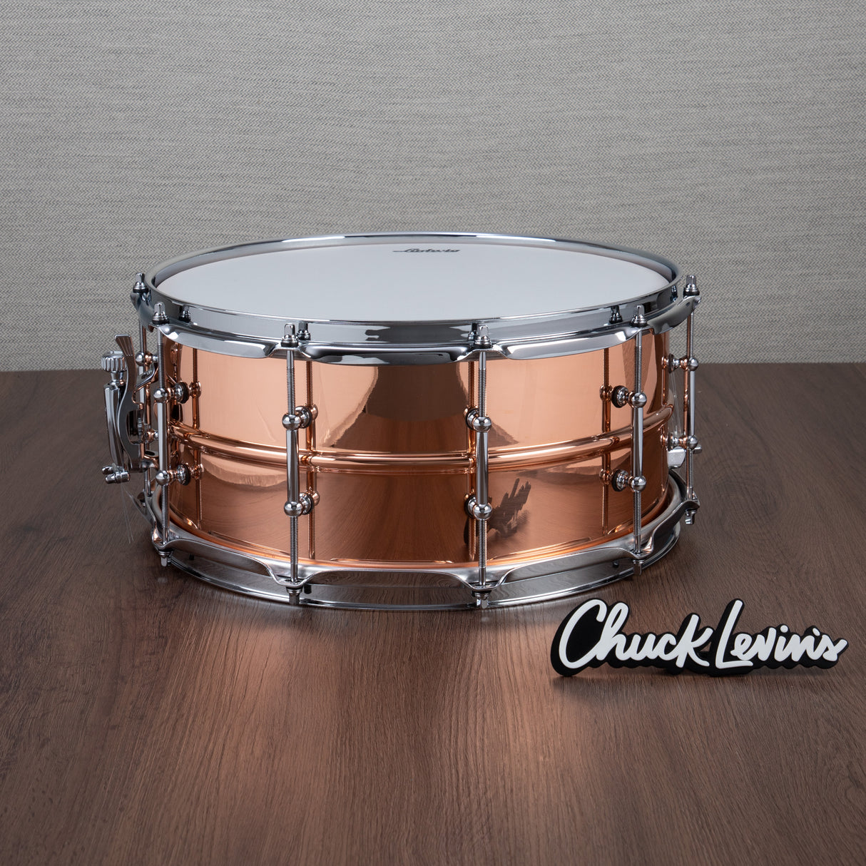 Ludwig Copper Phonic 6.5x14-Inch Snare - Smooth Shell, Tube Lugs