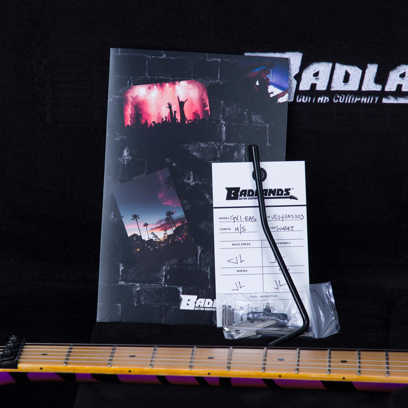 Badlands Limited Edition GX1 Sunset Tiger HS Electric Guitar - CHUCKSCLUSIVE - #US24EAS003