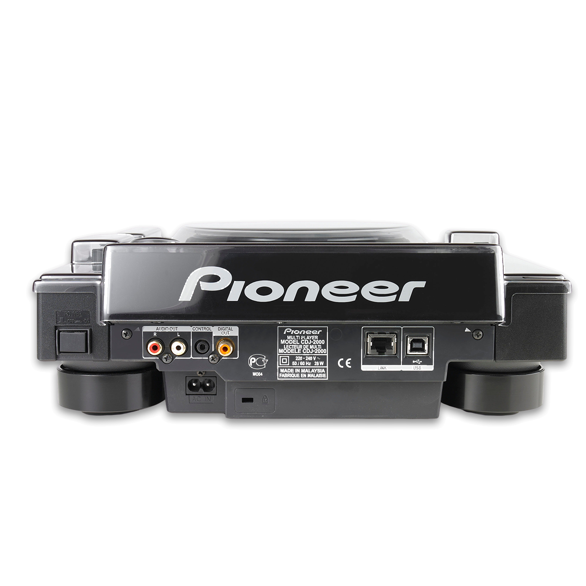 Decksaver Cover with Faceplate for Pioneer CDJ-2000 Nexus