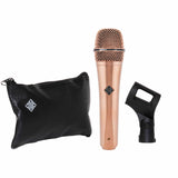 Telefunken M80 Supercardioid Dynamic Handheld Vocal Microphone - Red with Rose Gold