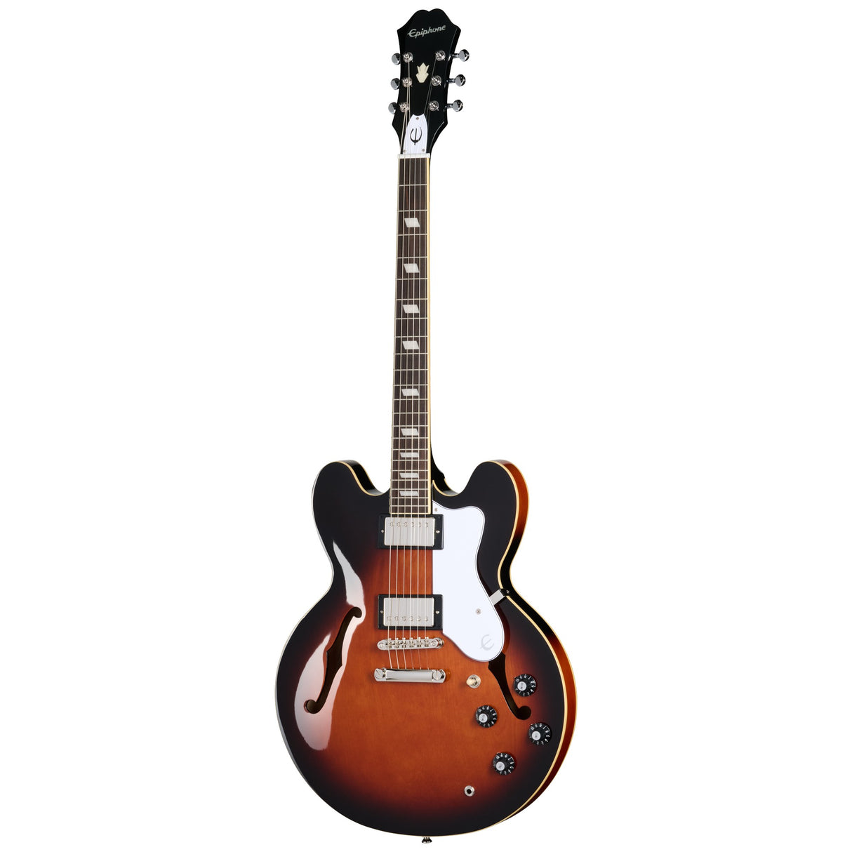 Epiphone Bonehead Riviera Semi-Hollow Electric Guitar - Dark Tobacco Sunburst