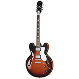 Epiphone Bonehead Riviera Semi-Hollow Electric Guitar - Dark Tobacco Sunburst