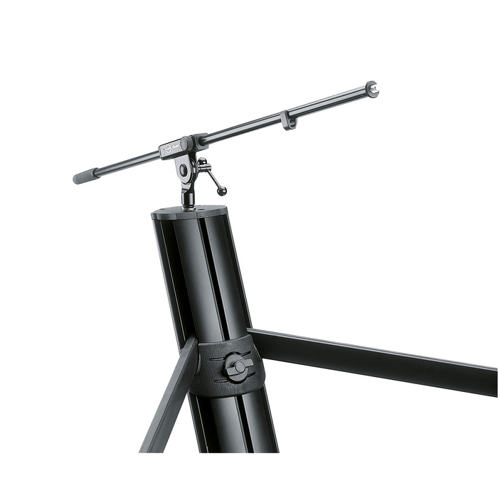 K&M 18860 Spider Pro Keyboard Stand - Black Anodized