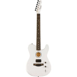 Fender Limited Edition Finneas American Acoustisonic Telecaster Signature Acoustic Electric Guitar - Satin Arctic White
