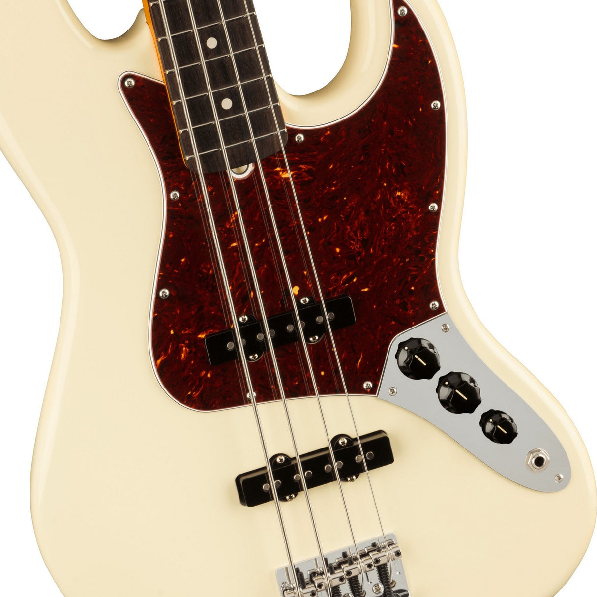 Fender American Professional II Jazz Bass - Olympic White with Rosewood Fretboard - Mint, Open Box