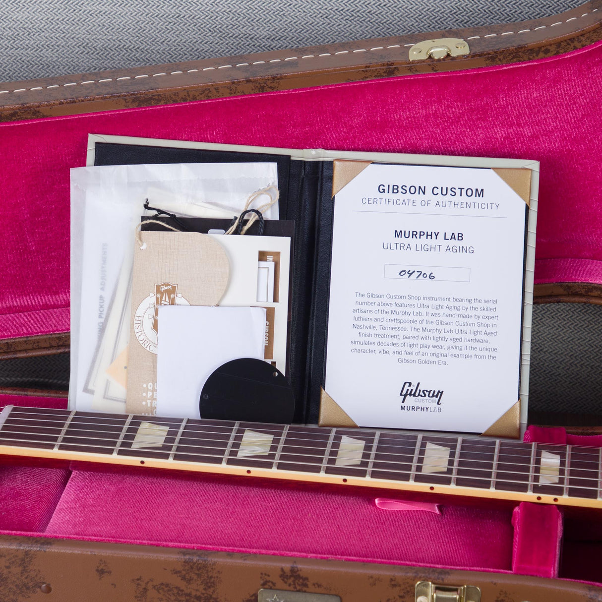 Gibson Custom Shop Murphy Lab 1960 Les Paul Standard Ultra Light Aged Electric Guitar - Iced Tea Burst - #04706