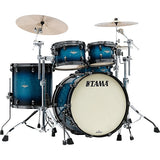 Tama Starclassic Maple 4-Piece Shell Pack - Molten Electric Blue Burst with Black Nickel