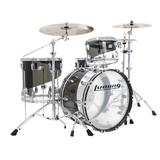 Ludwig VistaLite FAB 50th Anniversary 3-Piece Shell Pack - Black Smoke/Clear