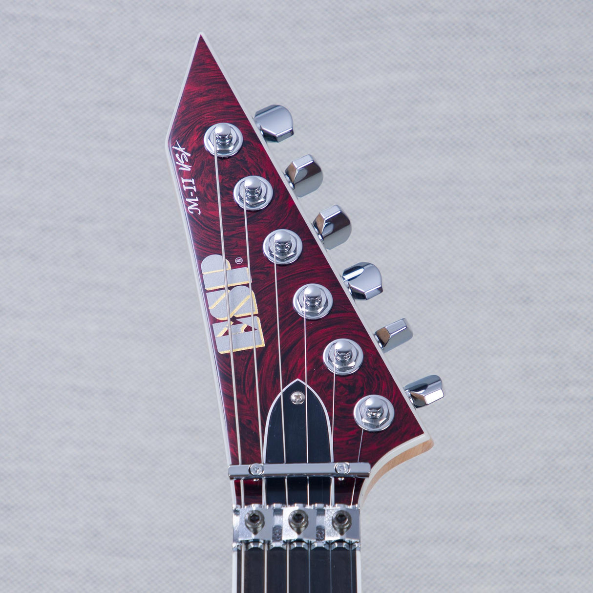 ESP USA M-II DX Electric Guitar - Red Rose Marble - #US25050