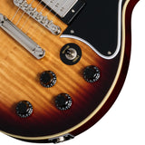 Epiphone Les Paul Special Double Cut Figured Electric Guitar - Bourbon Burst
