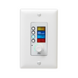 BSS EC-4BV-WHT-US Ethernet Controller With 4 Buttons and Volume, White