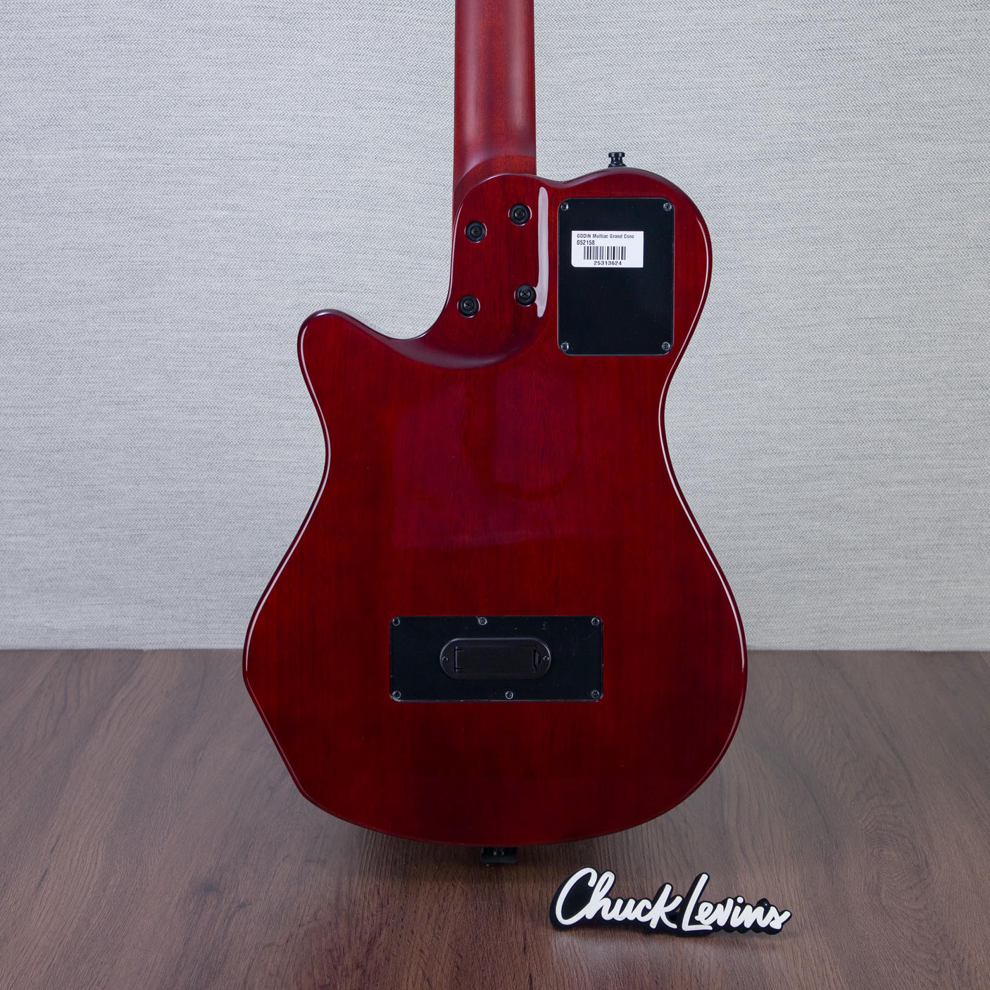 Godin MultiAc Grand Concert SA Nylon String Acoustic-Electric Guitar - Trans Black - CHUCKSCLUSIVE - #25313624