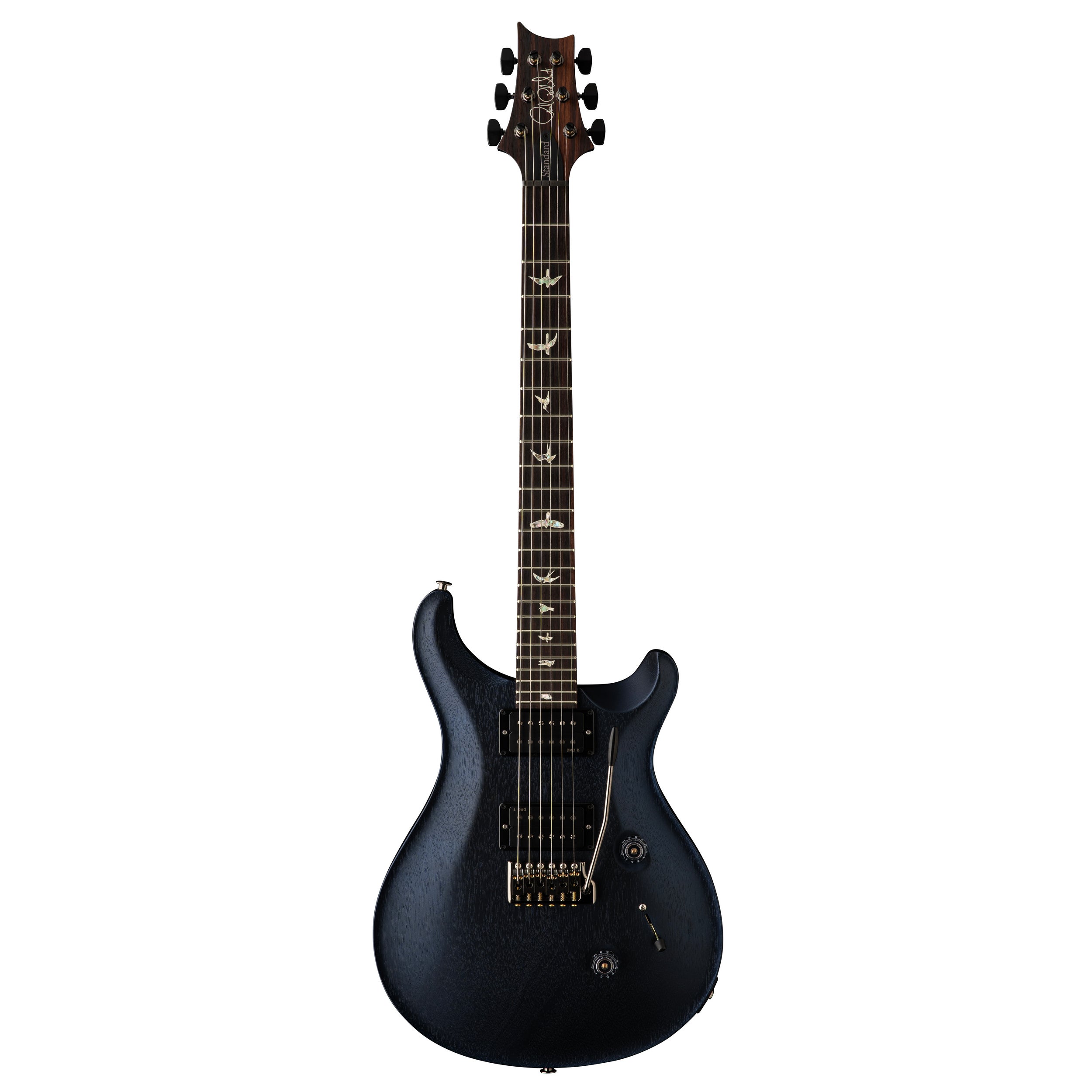 PRS Standard 24 Satin Electric Guitar - Pearl Black – Chuck