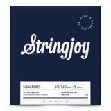 Stringjoy 5-String Nickel-Wound Bass Strings - Long Scale Medium Gauge (.050-.130)