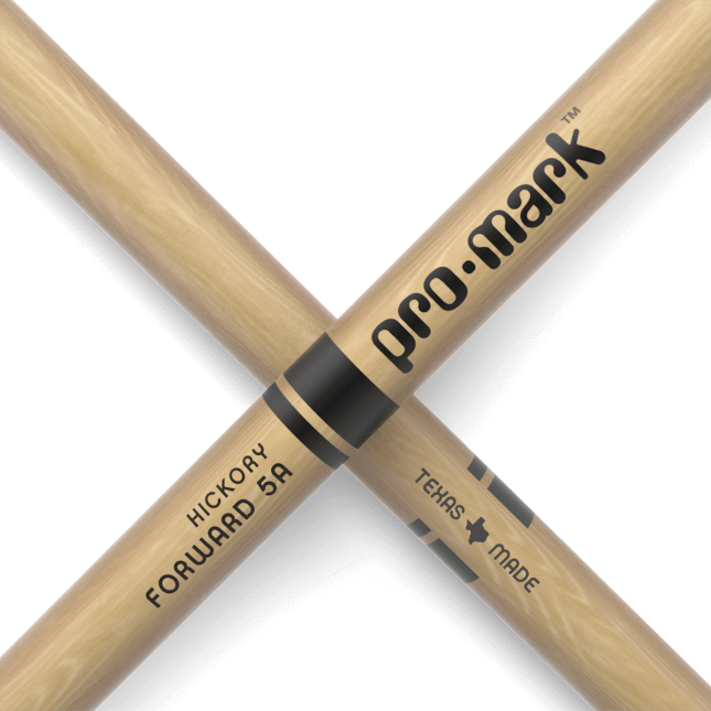 ProMark Classic Forward 5A Hickory Drumstick, Oval Wood Tip, 4-Pack