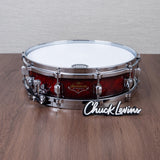 Tama 4 x 14-Inch Starclassic Bubinga Snare Drum - Volcanic Red Burst