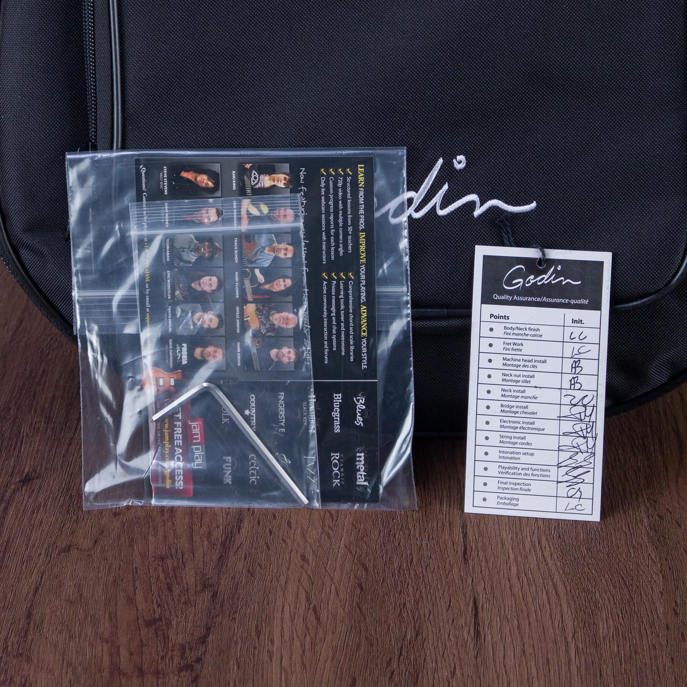 Godin MultiAc Grand Concert SA Nylon String Acoustic-Electric Guitar - Trans Black - CHUCKSCLUSIVE - #25313173