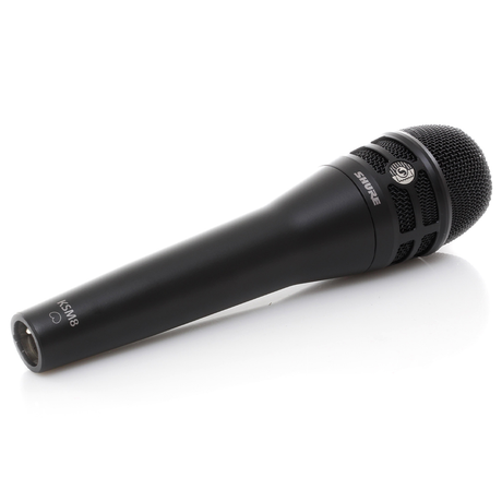 Shure KSM8/B Dualdyne Handheld Dynamic Vocal Microphone - Black - Mint, Open Box
