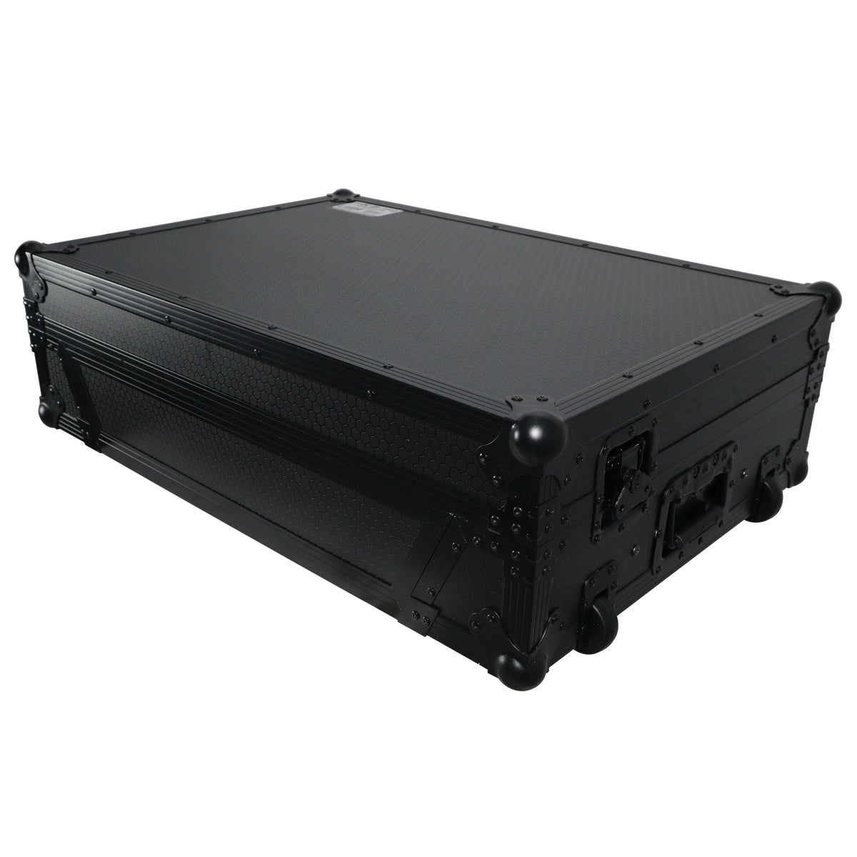 ProX XS-PRIME4WLTBL ATA Flight Case For Denon PRIME 4 G2/PRIME 4 MK2 DJ Controller with Laptop Shelf 1U Rack Space and Wheels - Black